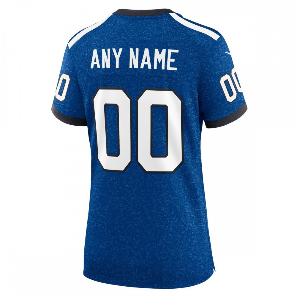 Indianapolis Colts Nike Women's Indiana Nights Alternate Custom Game Jersey - Royal-GridironStore